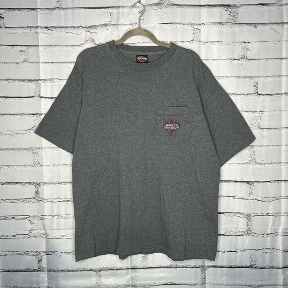 Harley-Davidson Other - Harley Davidson XL Fresno California Graphic Tee Black Biker Vintage Streetwear